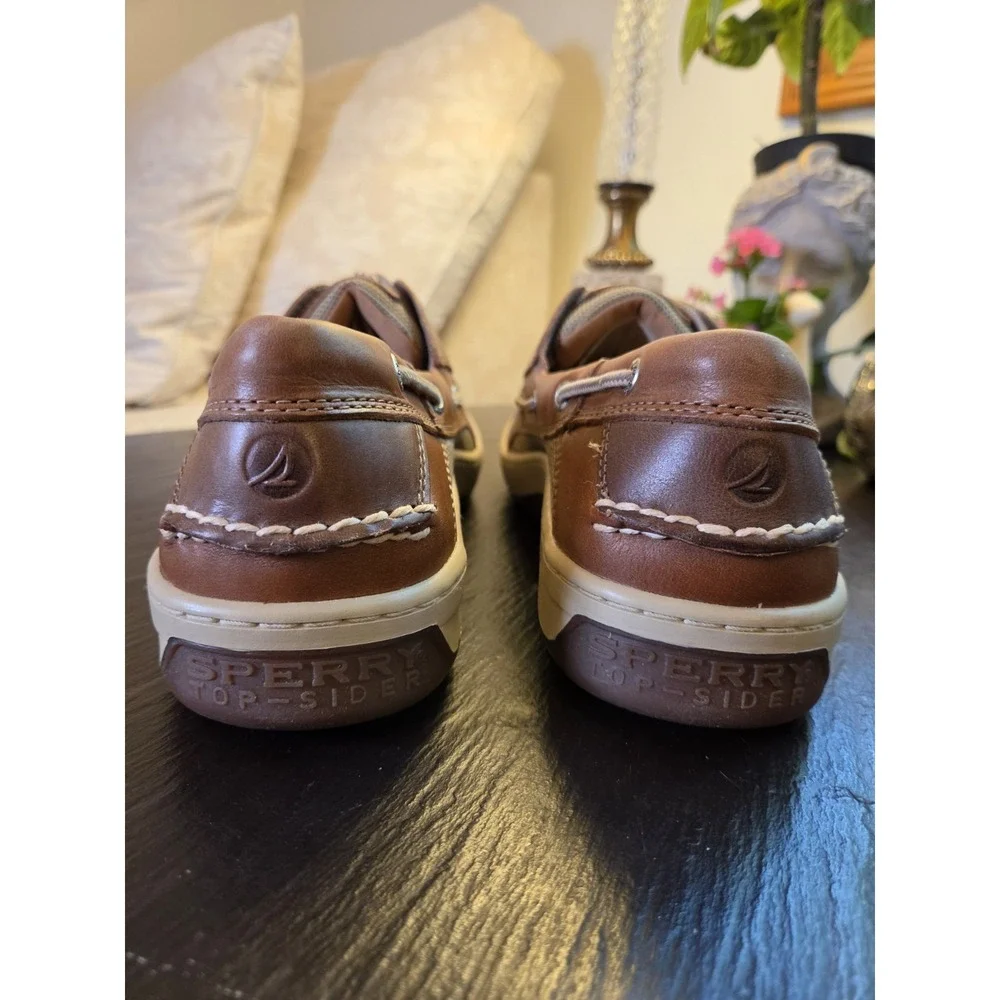 Sperry Men's Top-Sider Billfish 3-Eye Leather Boat Shoe Cognac Sz 13M NEW! $125